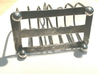 Mappin & Webb Solid Silver Toast Rack - 1930 ' s 4