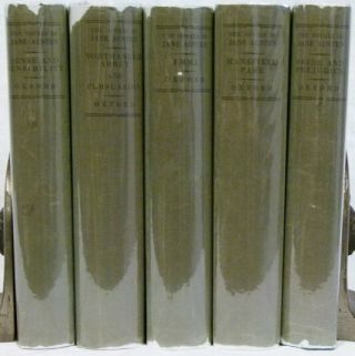 Jane Austen Novels Rare 5 Vol Set Pride And Prejudice 1946 Hc/dj Illustrated