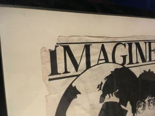 John Lennon Imagine Vintage Poster 3