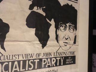 John Lennon Imagine Vintage Poster 7
