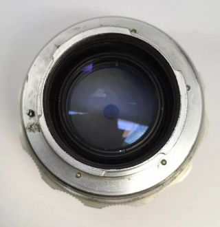CARL ZEISS JENA M42 Lens 2/58 / Red T / Preset 10 blades 58mm F/2.  0 Vintage 7