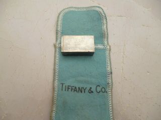 Vintage Tiffany @ Co.  small pill box stirling silver 2