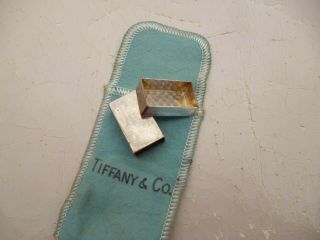 Vintage Tiffany @ Co.  small pill box stirling silver 3