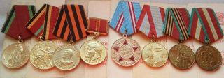Belyakov Set Veteran Ww2 Ww Ii Ussr Soviet Russian Militar Medal