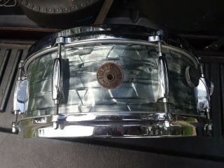 Vintage Gretsch Snare Drum Grey Pearl Vgc