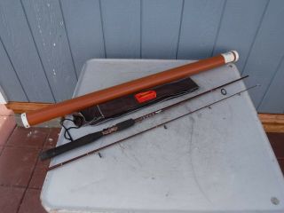 Early Fenwick Fs 65 R Spinning Rod With Sock And Case