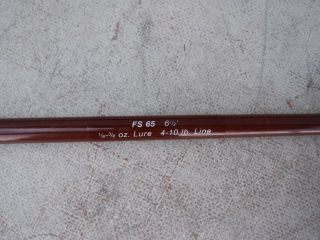 Early Fenwick FS 65 R Spinning Rod with Sock and Case 7