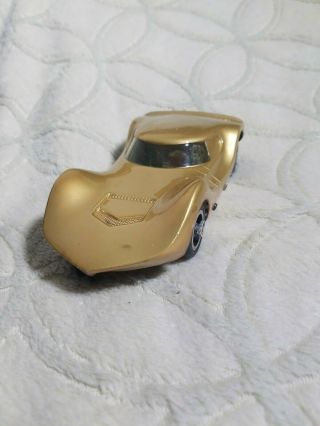 SLOT CAR BZ Gold Batmobile Chassis VINTAGE 1/24 SCALE & 2