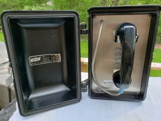 Vintage Outdoor Telephone Weatherproof Lucent 3