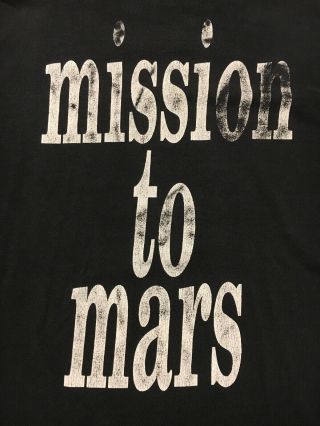 RARE Vintage Smashing Pumpkins Mission To Mars Longsleeve T - shirt XL Wide Collar 10