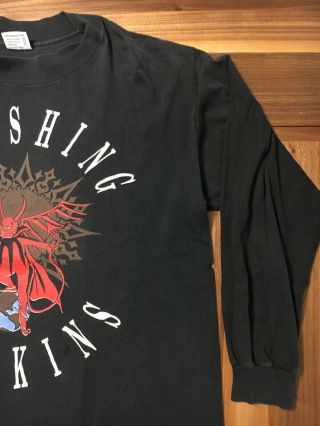 RARE Vintage Smashing Pumpkins Mission To Mars Longsleeve T - shirt XL Wide Collar 6