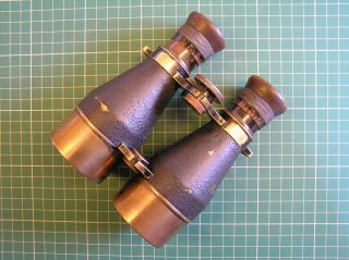 Antique Emil Busch Mod.  09 Kaiserliche Marine Binoculars Imperial German Navy