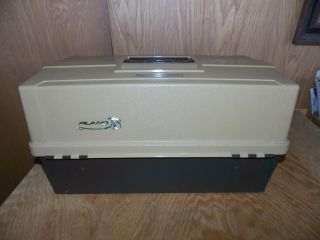 Plano Tackle Box Full of Lures and Fishing Tackle W/8 Fold Out Trays (LOADED) 7