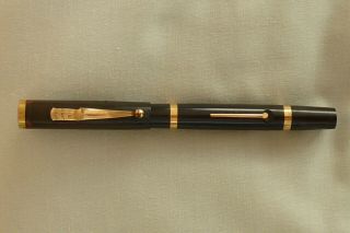 Boxed Vintage Swan SF230 Self Filled Fountain Pen by Mabie Todd Gold No.  2 Nib 3