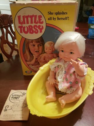 Vintage Ideal 1970 Tubsy Doll Complete All