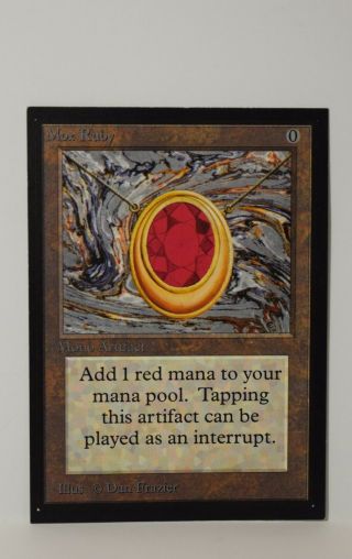 Mtg Magic The Gathering - Collectors Edition Ce - Mox Ruby X1