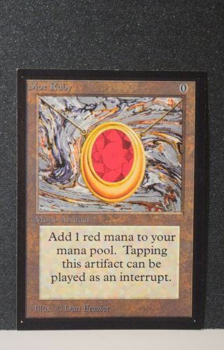 MTG Magic the Gathering - Collectors Edition CE - Mox Ruby x1 3