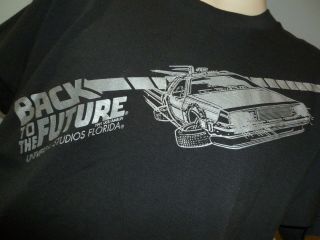 Vintage 1991 Universal Studios Florida Back To The Future Ride T - Shirt Large L