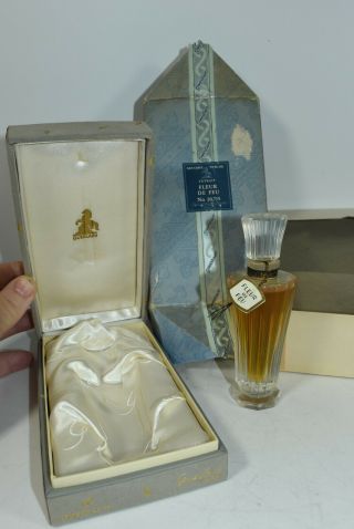 VTG Guerlain Extrait Fleur de Feu No 20.  715 Perfume Bottle NIB 2/3 fl Oz 5
