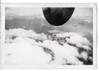 90th Bomb Group Jolly Rogers B - 24 Liberator Bomber Formation July 1944 Photo