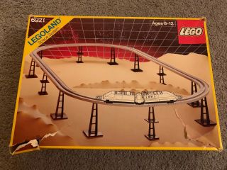 Lego Futuron Monorail Accessory Track 6921 Legoland Space System Complete