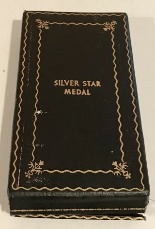 Wwii Silver Star Medal Presentation Case Only Ww 2,