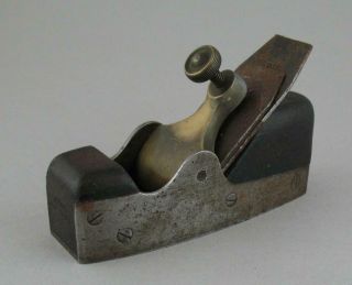 Antique Spiers Ayr Screw Sided Rosewood Infill Coffin Smoothing Plane 7 3/8 "