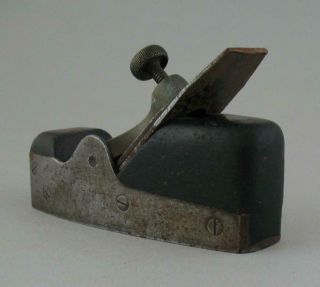 Antique SPIERS AYR Screw Sided Rosewood Infill Coffin Smoothing Plane 7 3/8 