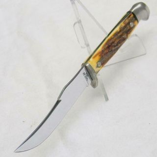 CASE XX USA vintage 5 FINN stag mini knife,  sheath 1965 - 1969; rare 5