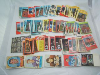 100,  Vintage 1970s Loose Cfl Canadian Football League Cards