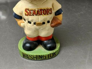 WASHINGTON SENATORS 1960 ' s Vintage Baseball Player Bobble Head Nodder Japan 4