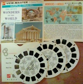 Wonders Of The World View - Master Reels 3pk In Packet With Book.