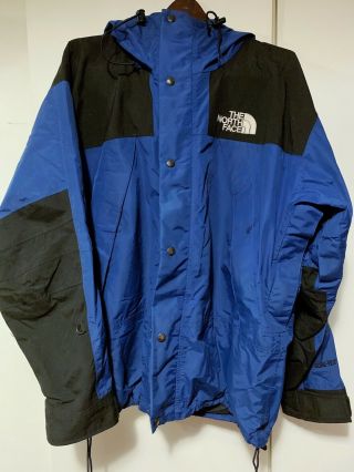 The North Face Mountain Vintage Jacket Blue Gore Tex Size Large