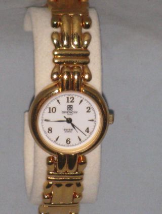 Givenchy Paris Woman’s Gold Plated Quartz Watch With Case