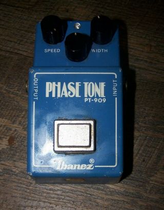 Ibanez Phase Tone Pt - 909 - Vintage Guitar Effects Pedal Switch Analog Phaser