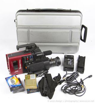 Jvc Gr - C1u Vintage Vhs - C Camcorder Back To The Future Prop Full Kit No Battery
