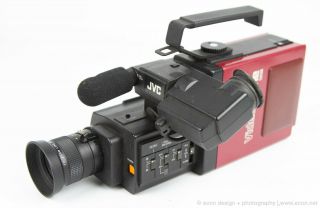 JVC GR - C1U Vintage VHS - C Camcorder Back to the Future Prop Full Kit No Battery 2