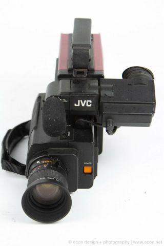 JVC GR - C1U Vintage VHS - C Camcorder Back to the Future Prop Full Kit No Battery 5