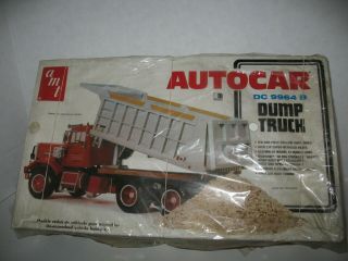 Vintage Amt Autocar Dump Truck Dc9964b 1/25 Scale