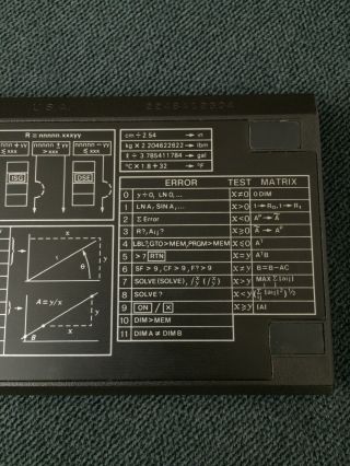 Vintage Hewlett Packard HP 15C Scientific Calculator With Case Programmable USA 6