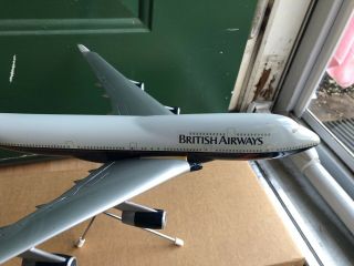 Rare Space Models 1:200 British Airways 747 - 400 Vintage Desk Model 4