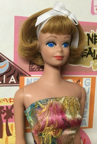 Yes it ' s Vintage Come see 1964 Barbie Best Friend Midge Blonde Doll by April 2