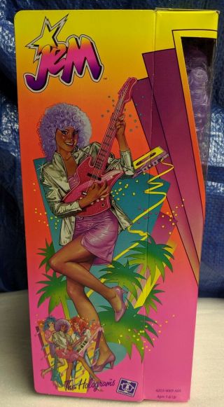 VTG Shana of the Holograms Jem Truly Outrageous Doll NRFB Hasbro 1985 with Tape 4