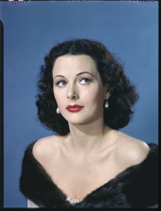 Hedy Lamarr Stunningly Vintage 5x4 Glamour Photo Transparency