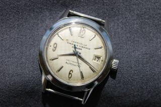 Vintage Caravelle Wristwatch Retailed By Cuervo Y Sobrinos