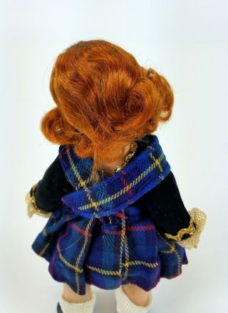Vintage Vogue Ginny Doll Scottish Outfit Red Hair Doll HTF Rare Frolicking Fable 7