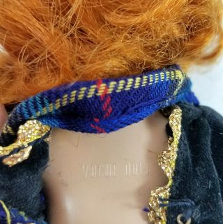 Vintage Vogue Ginny Doll Scottish Outfit Red Hair Doll HTF Rare Frolicking Fable 8