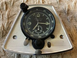 Vintage Mathey Tissot Type 12 Cockpit Clock On Mount Swiss Made