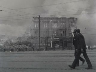 26 x RARE B&W Photo Negatives San Francisco Earthquake & Fire April 18 - 20,  1906 3