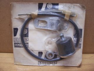 Vintage Nos Rupp Minibike Speedometer Kit Assembly Black Widow Roadster